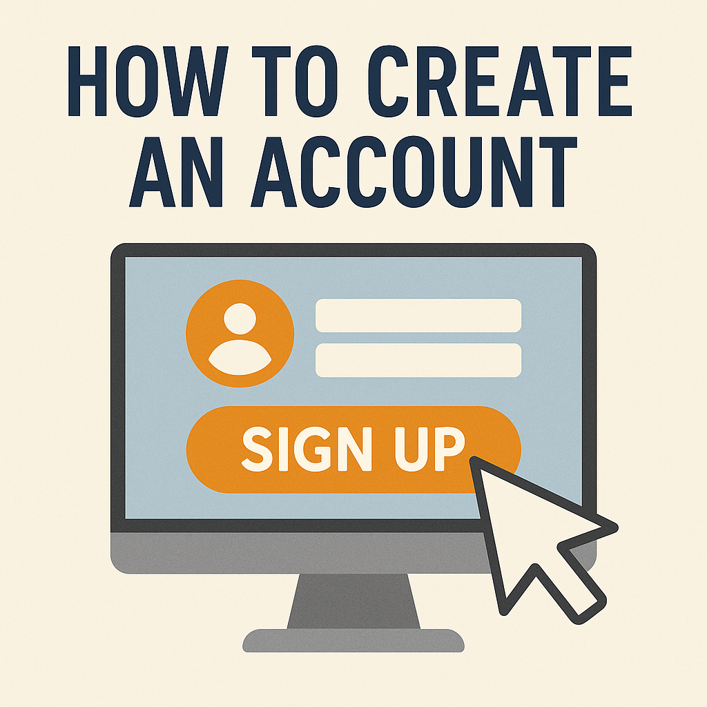 How to Create an Account Image